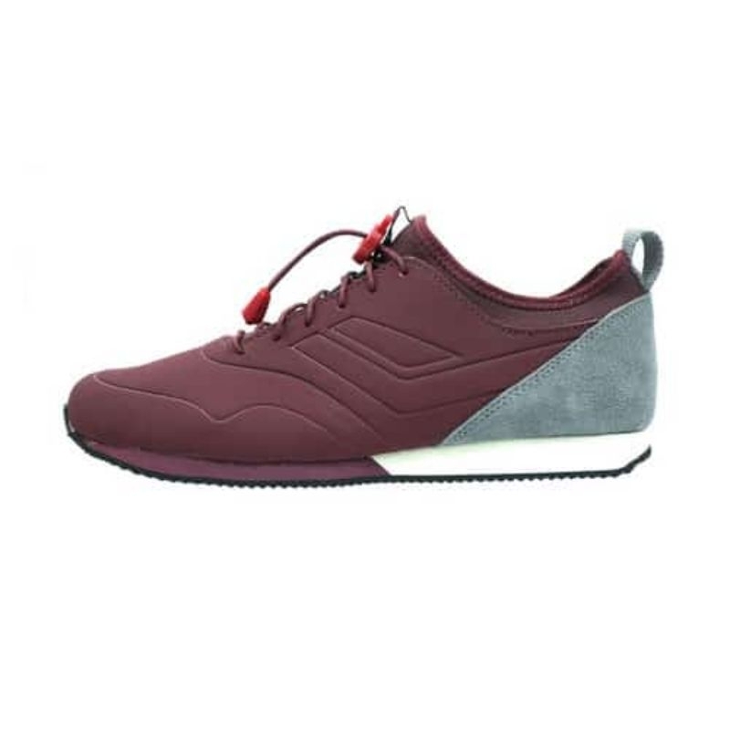 Sepatu League Maroon Vault Commuter Sneakers Cowo Pria Original