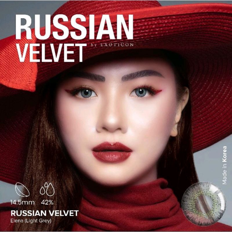 [GRATIS TEMPAT SOFTLENS][BISA COD] SOFTLENS X2 RUSSIAN VELVET 14.5MM