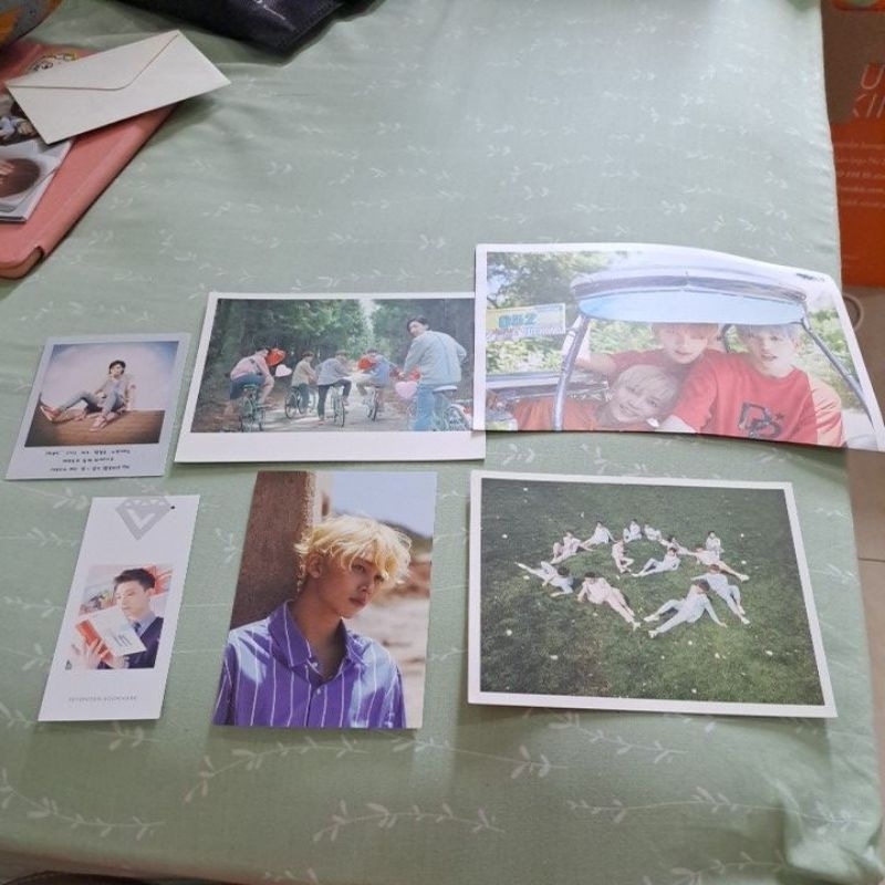 seventeen polaroid poster postcard jeonghan aju nice