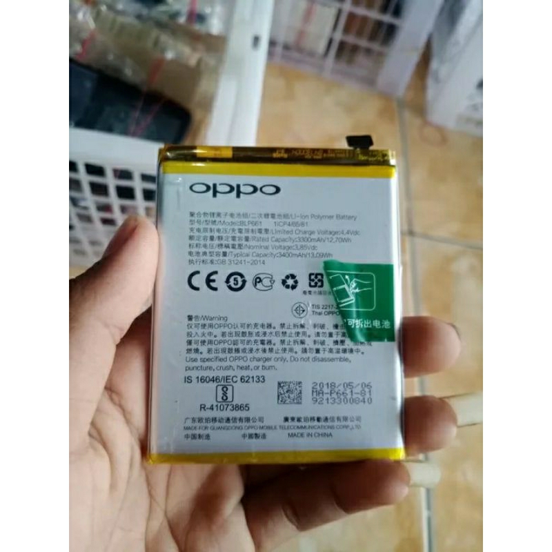 baterai HP OPPO BLP661 F7 A3 F7 PRO baterai normal udah tested