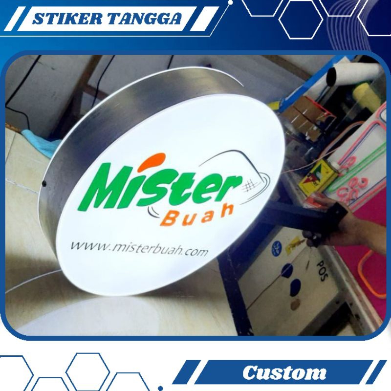 

NEON BOX 2SISI DIAMETER 50 GROSIR MURAH