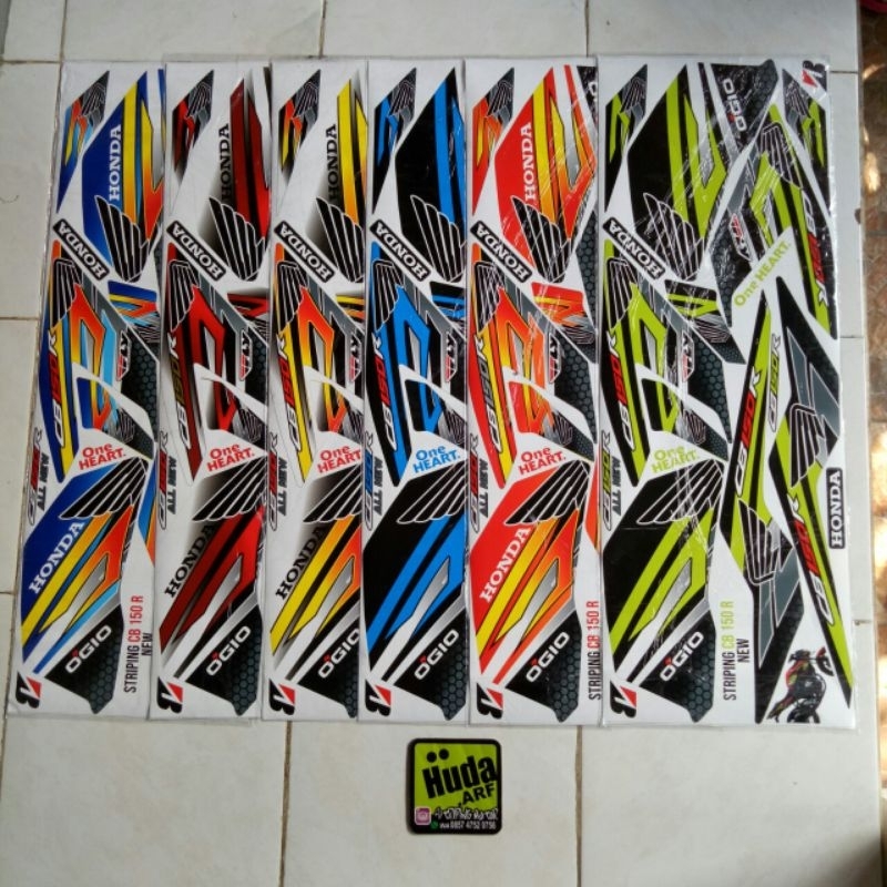 sticker motor variasi CB150R new