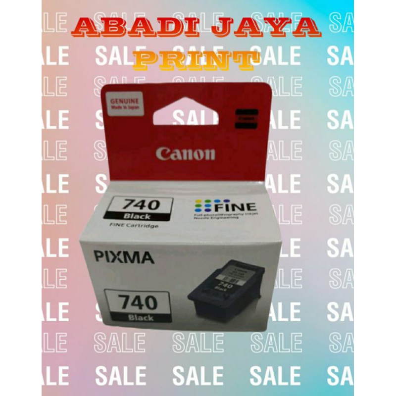 tinta printer canon PG-740 black