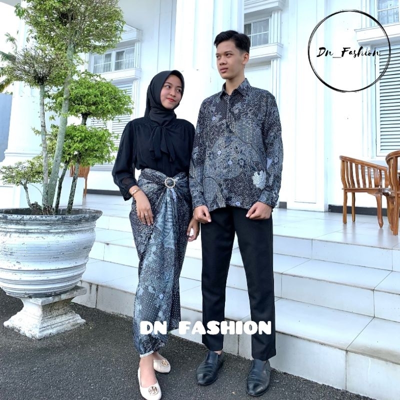 MOTIF AUREL SILVER/KEMEJA BATIK/KEMEJA BATIK COUPLE/KEMEJA BATIK ANAK/ROK LILIT BATIK/ROK PLISKET BATIK/BATIK TERLARIS