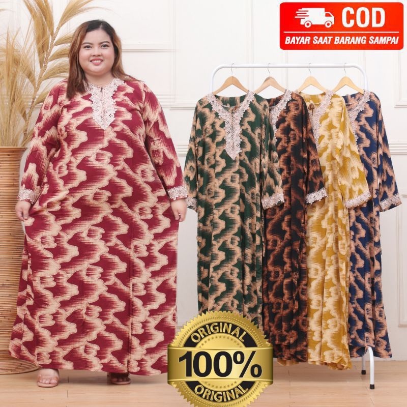 KAFTAN TSAMIRA JUMBO LD 150 (Free Belt/Bandana) RAYON PREMIUM | DASTER KEKINIAN