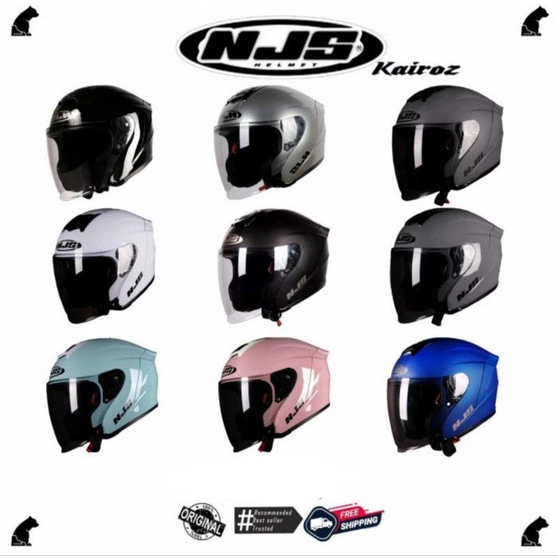 NJS Kairoz - Helm Half Face NJS Original
