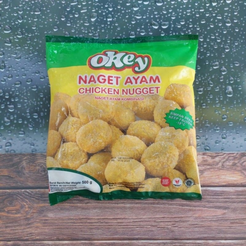 

OKEY NAGET AYAM BENTUK KOIN 500GRAM