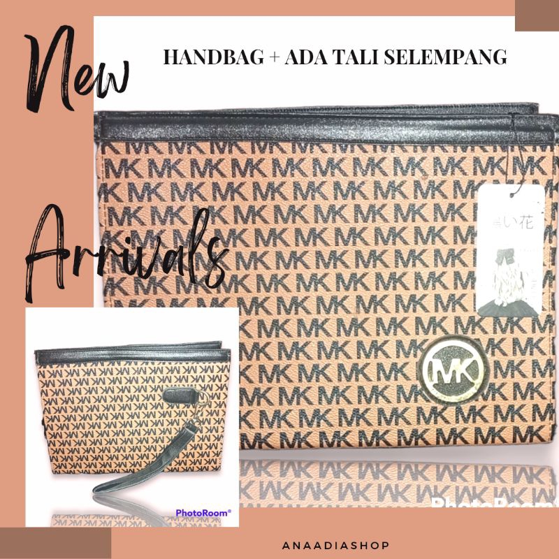 Tas wanita model kotak dengan tali panjang