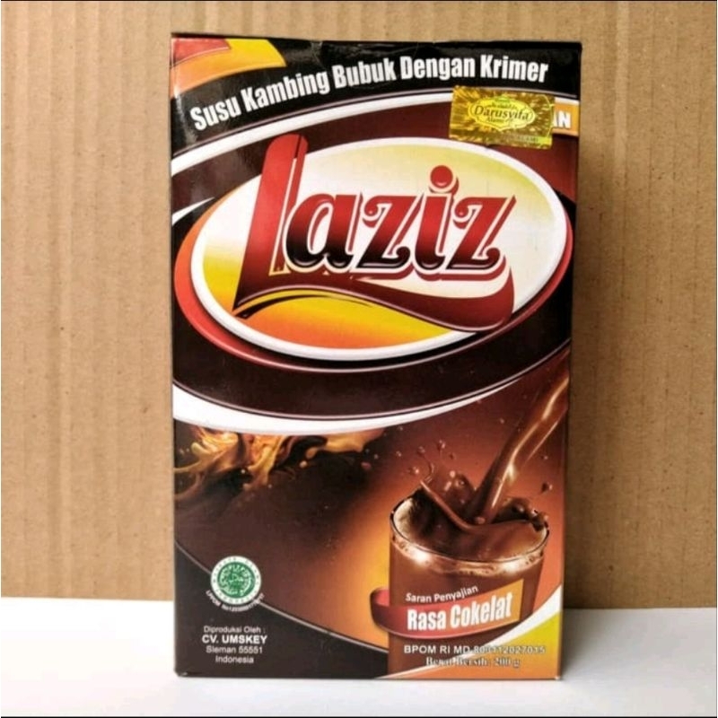 

Susu Laziz Coklat Susu Kambing Etawa Dengan Krimer Darusyifa 200gr