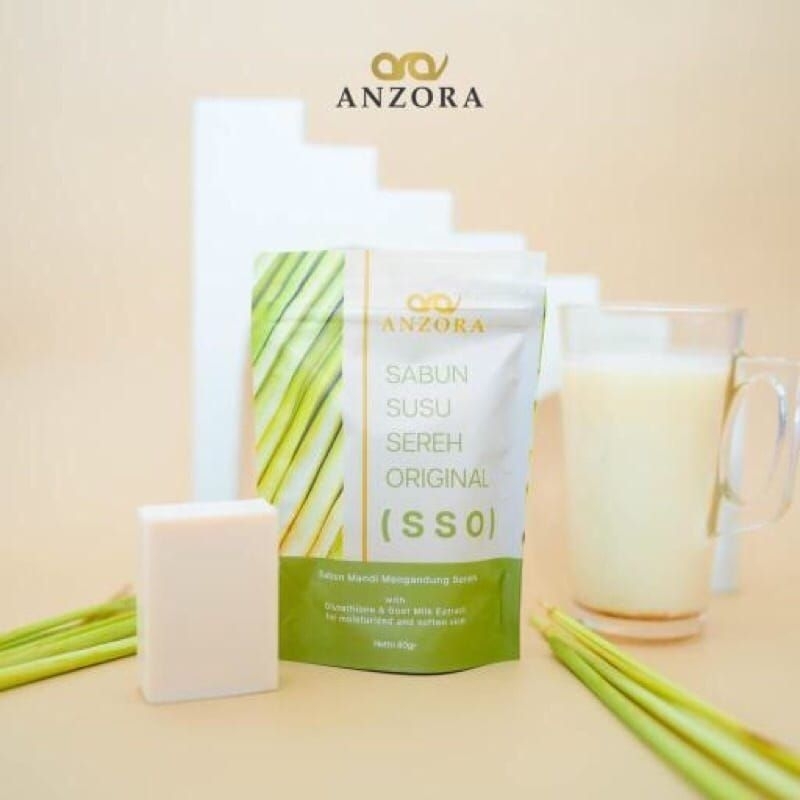 ANZORA Sabun Susu Sereh Original (SSO) - anzora sabun sereh - sabun sereh anzora - anzora sabun sso - anzora sabun susu - sabun susu anzora - anzora original - anzora skincare - SSO sabun anzora - sabun susu sereh original - sabun susu anzora