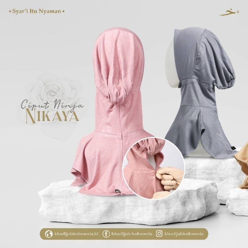 NIKAYA Ciput Ninja - Dalaman Khimar - Khadijah Indonesia #ayranashwa #KhadijahIndonesia