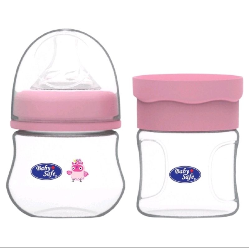 Baby Safe Botol Susu (150 ml) &amp; Wadah Makanan (120 ml) WNC2 - Milk Bottle &amp; Food Container