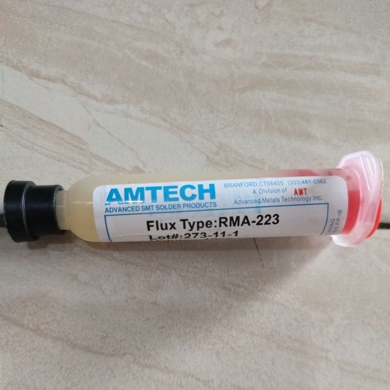 SOLDER PASTA FLUX AMTECH RMA-223 ORIGINAL