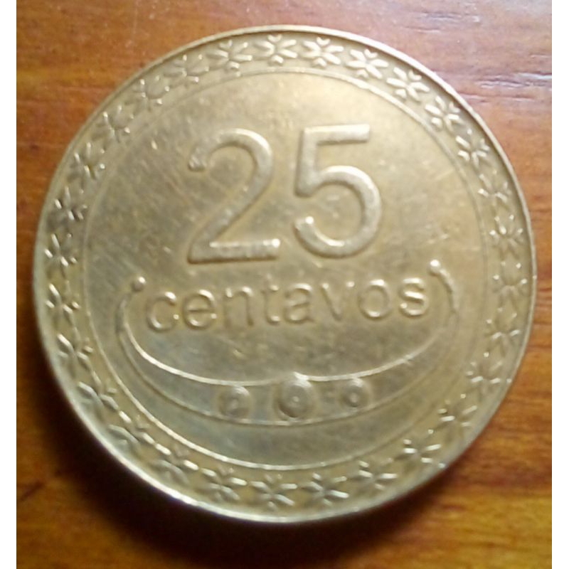 Uang Koin 25 Centavos Timor Leste 2004