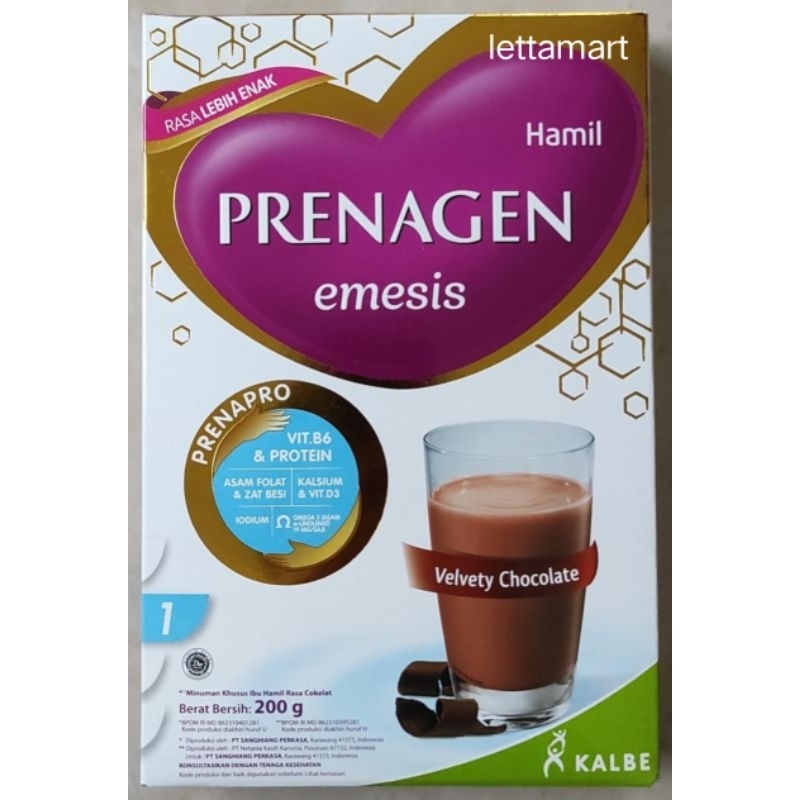 Susu Prenagen Emesis Velvety Chocolate 200gr