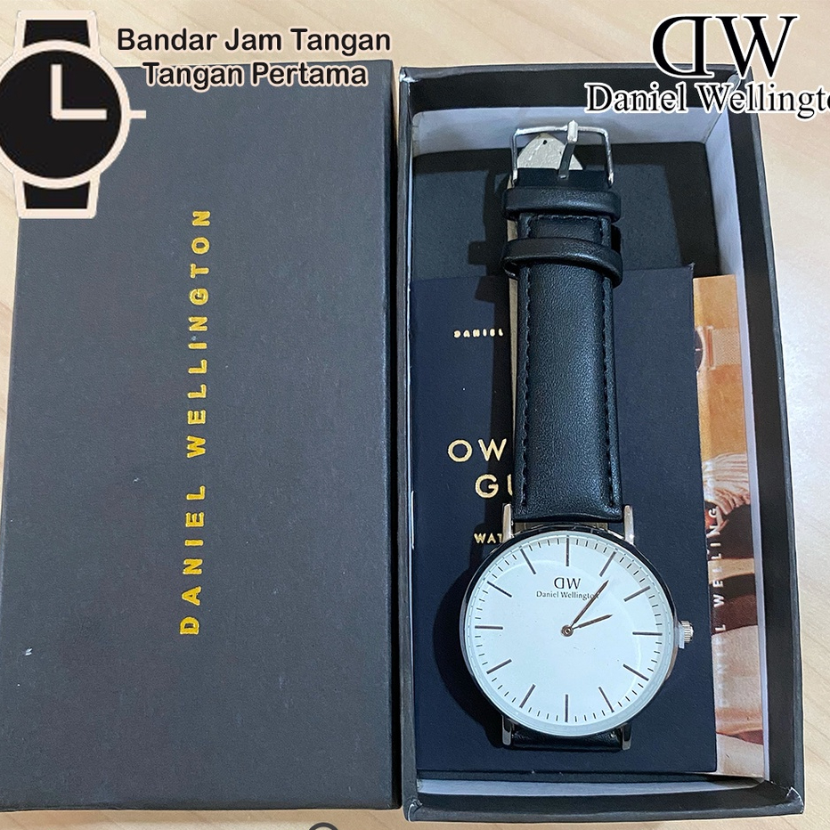 Jam Tangan Kulit Pria DW [Jam Tangan Elegan Pria]