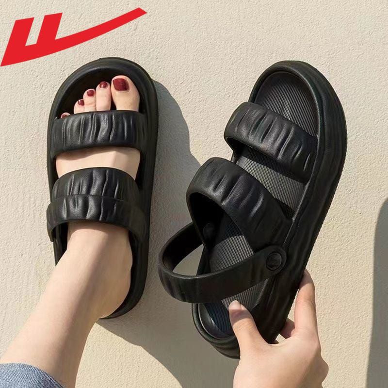 Sandal Gunung Wanita Korea Jisoo Sepatu Sendal Slip On