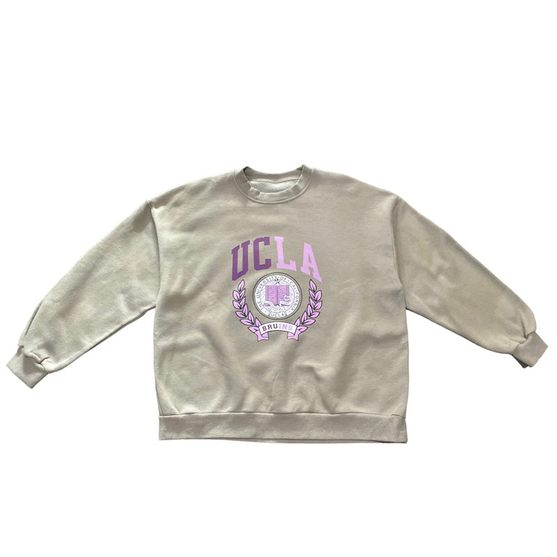 Crewneck Unisex Ucla | Sweater Unisex Ucla Warna Greentea