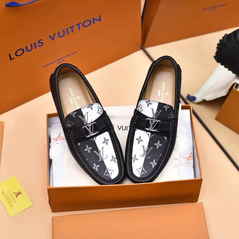 sepatu loafer pria lv slip on cowok premium p1shoes men shoes new