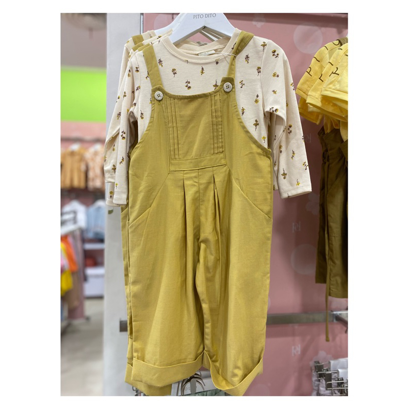 Setelan Overall Celana anak perempuan PITO DITO (4-14th)