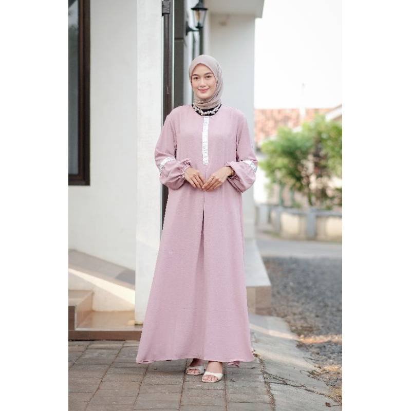 EKHSA GAMIS ABAYA TURKEY Crinkle airflow