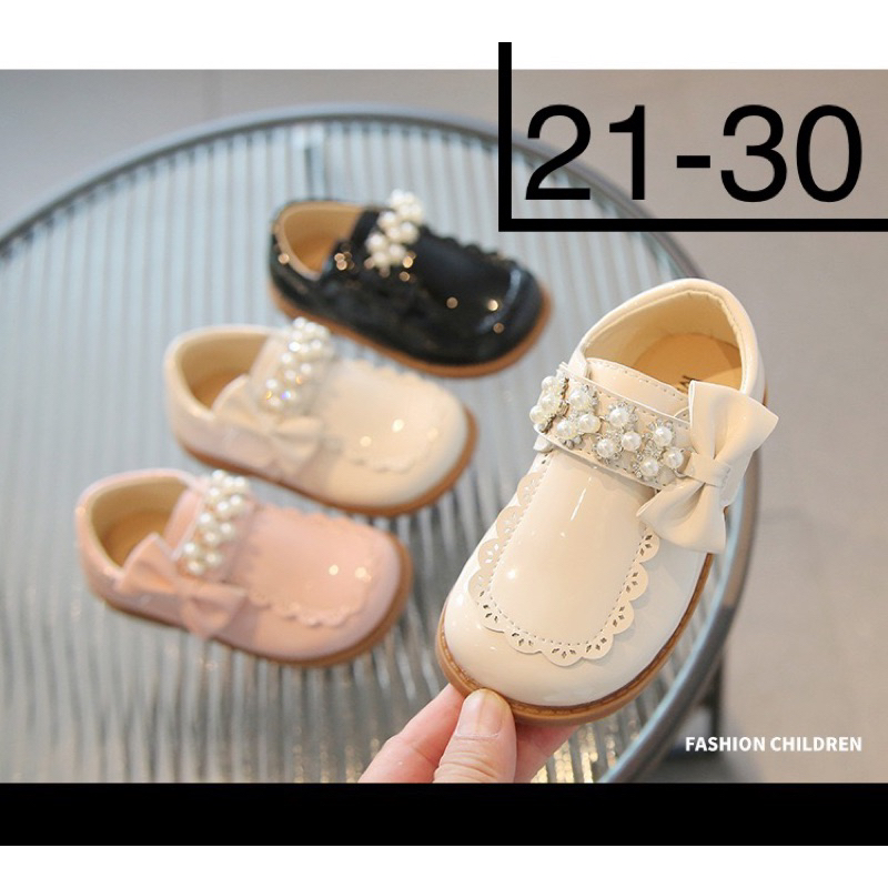 S3305 sepatu anak perempuan import hooplook kasual 21-30 pink hitam cream