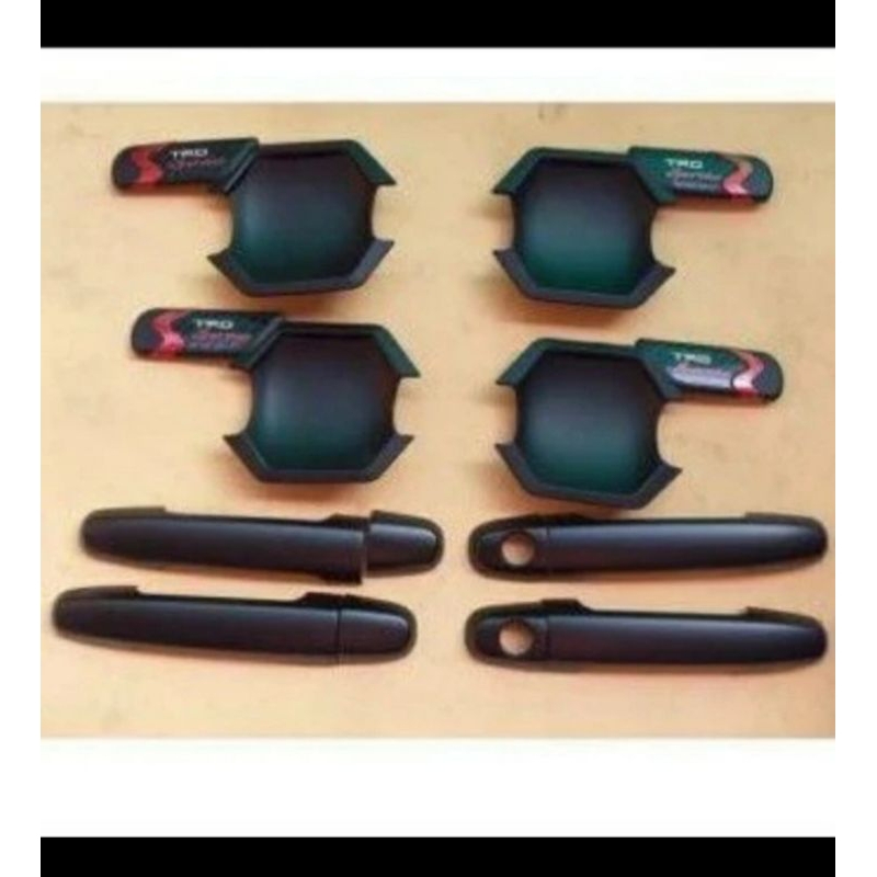 paket outer cover handle pintu hitam doff mobil Toyota Vios gen 1 gen 2 gen 3