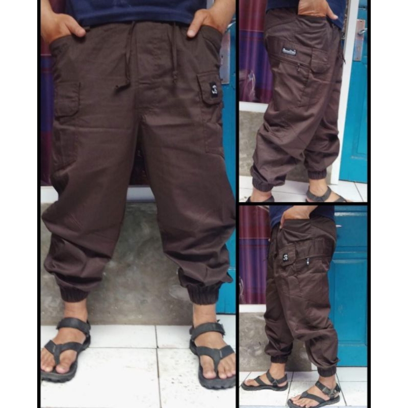 Celana Sirwal Jogger Tactical Tetap Laa isbaL / Celana Panjang Joger