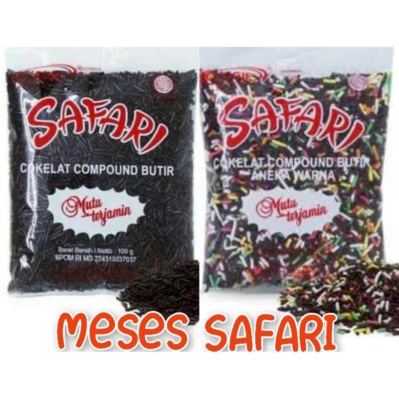 

L'AGIE Misis Meses SAFARI Butir Warna Coklat 100gram