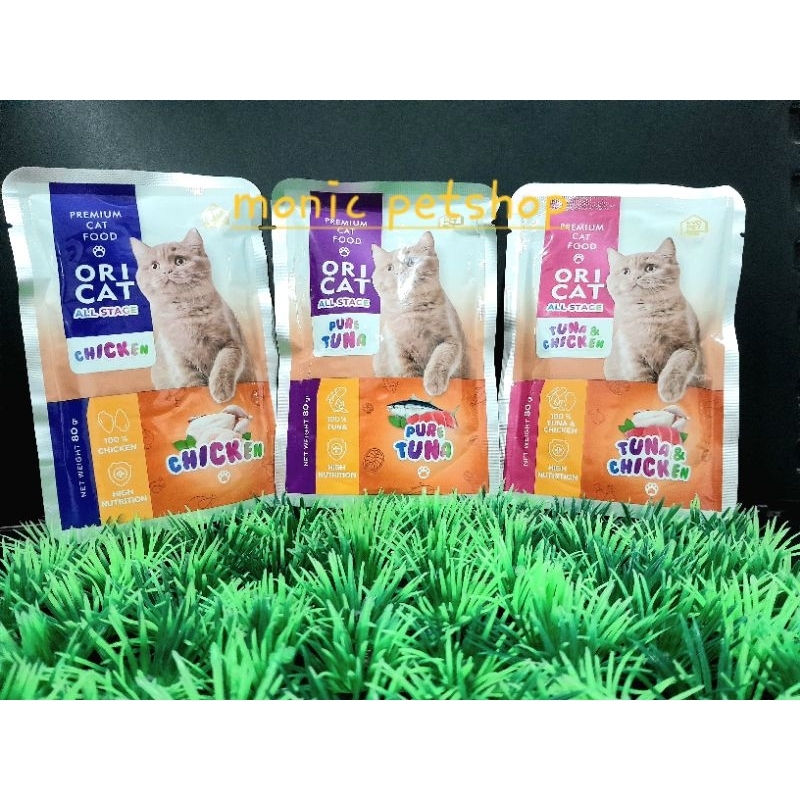 Ori cat pouch Wet food 80gr/Oricat Pouch 80gr