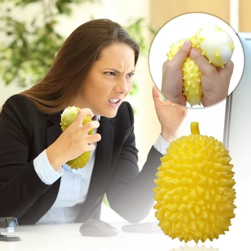 Mainan Squishy Durian Viral 2023 Terbaru Terupdate Terkini Kekinian Slime Durian Kuning Mainan Mengh