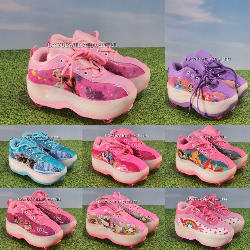 SEPATU RODA / SEPATU RODA ANAK / SEPATU RODA EMPAT / SEPATU RODA KARAKTER ORIGINAL