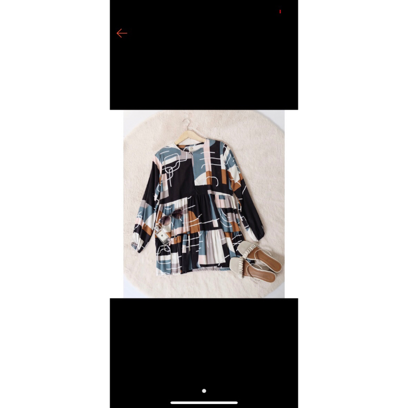 blouse vanilla hijab