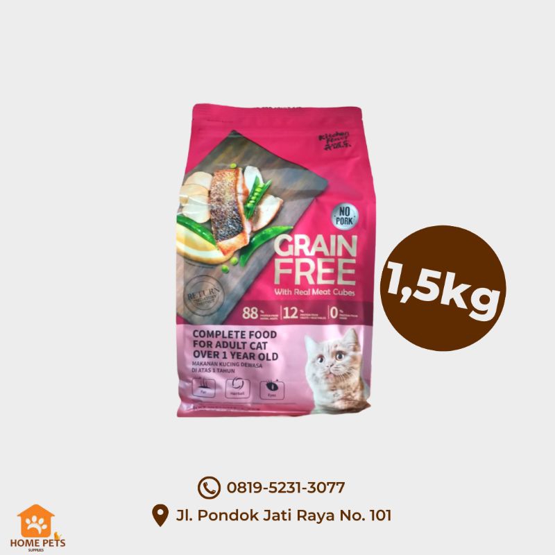 Kitchen Flavour Grain Free Makanan Kucing