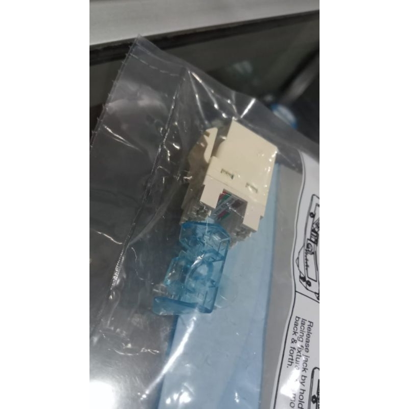 Konektor COMMSCOPE AMP Modular Jack RJ45 Cat.5 SL Series Almond Original | Cat5
