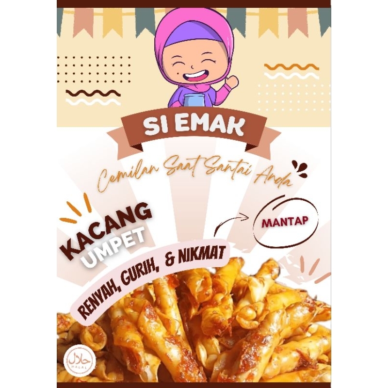 

SI EMAK (KACANG UMPET) 170gr