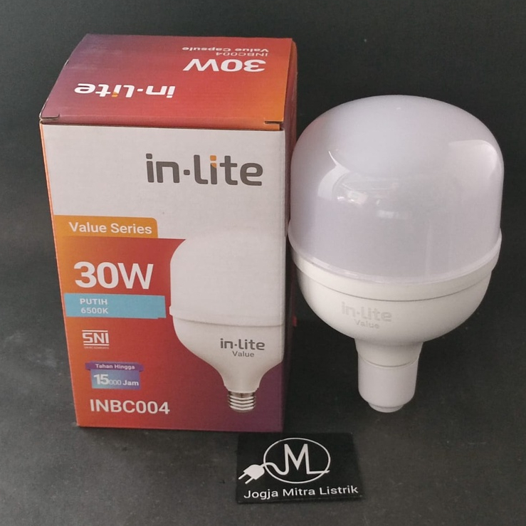 LAMPU LED CAPSULE VALUE INBC004 INLITE 30 WATT PUTIH