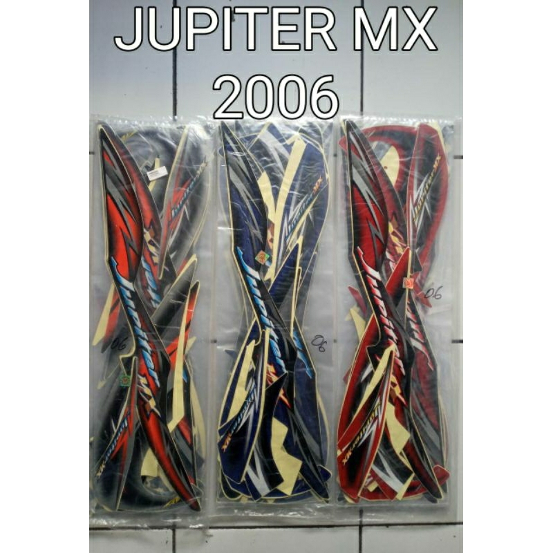 striping standar ori Jupiter MX 2006 stiker Lis body Yamaha MX lama old