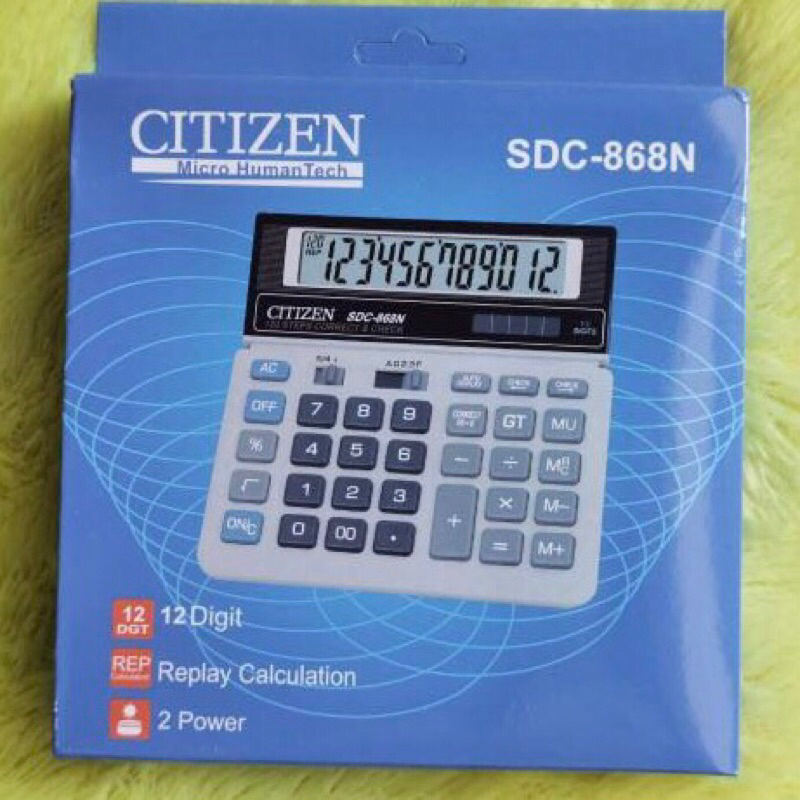 

kalkulator citizen 868N cek n correct