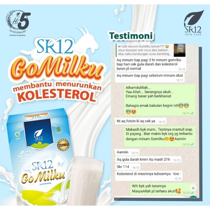 

Susu kambing SR12 gomilku