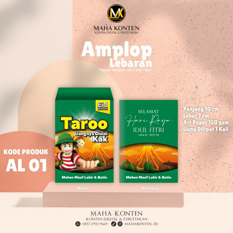 

Amplop Lebaran Model Kemasan