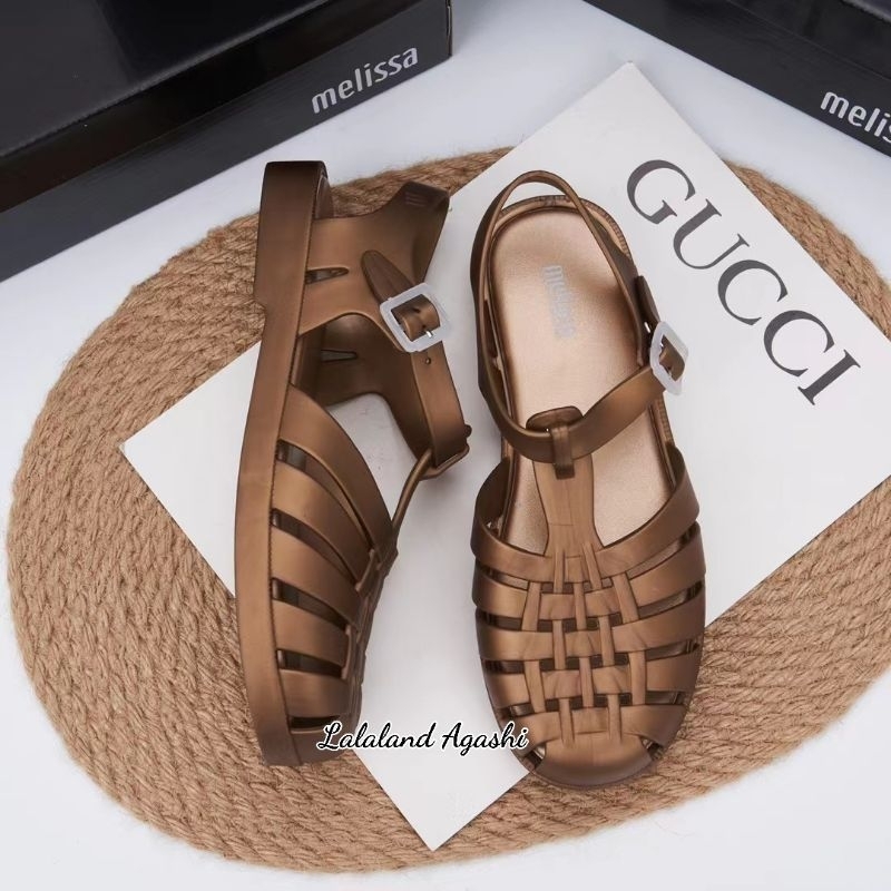 Sepatu sandal Melissa Possesion Ad Bronze /sepatu jelly wanita