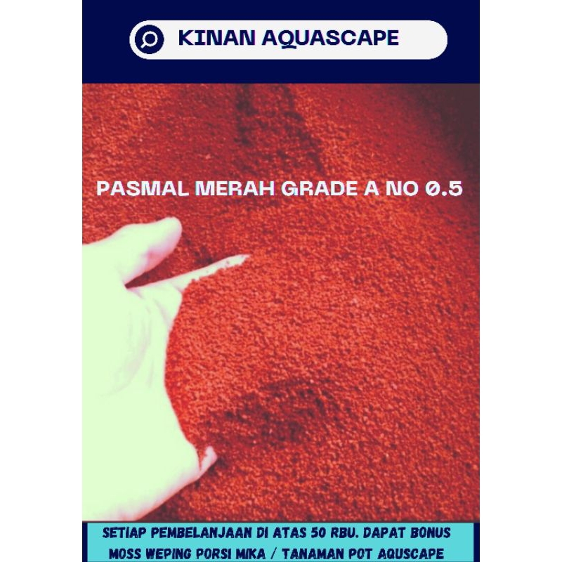 PASIR MALANG MERAH HALUS GRADE 1 PASMAL MERAH NO 0.5