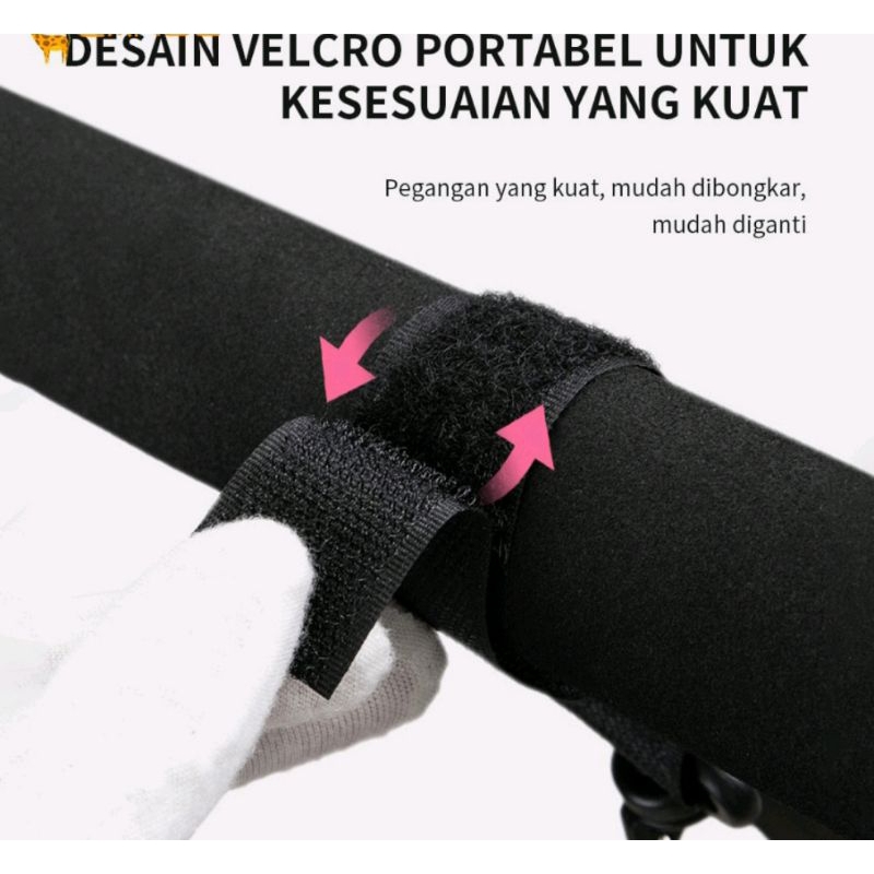 1 Pcs Gantungan hook stroller Velcro kuat