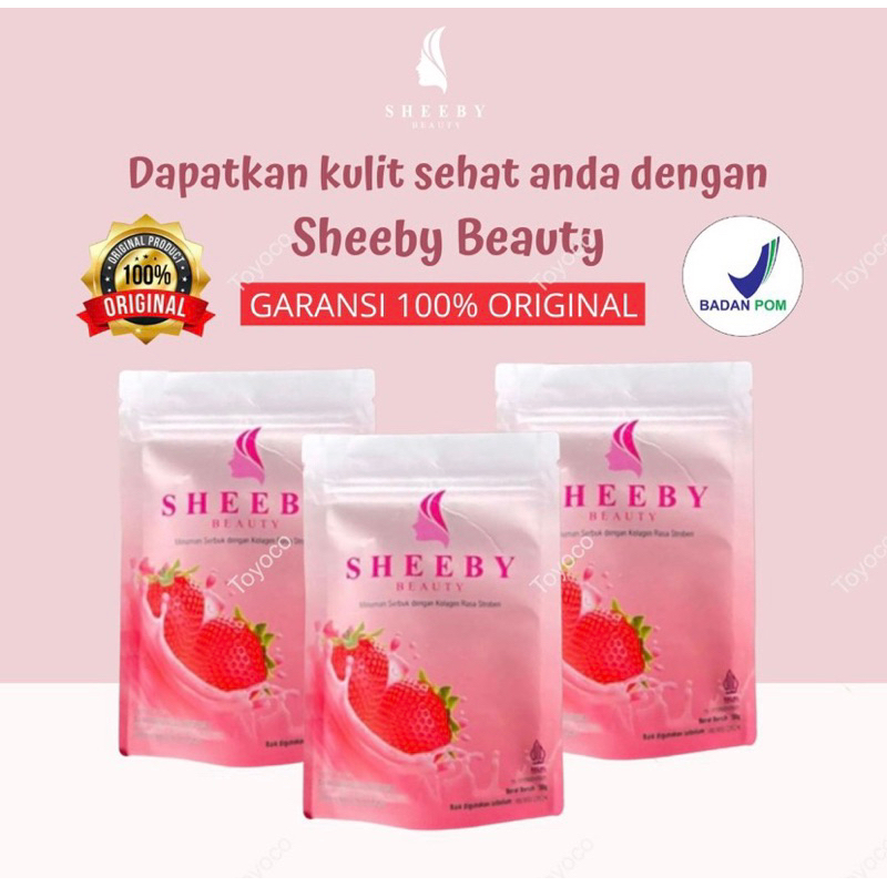 Sheeby Beauty Pemutih Badan Minuman Collagen Drink Ori Sheeby Beauty Colagen Sheby Shebby Shaby Shab