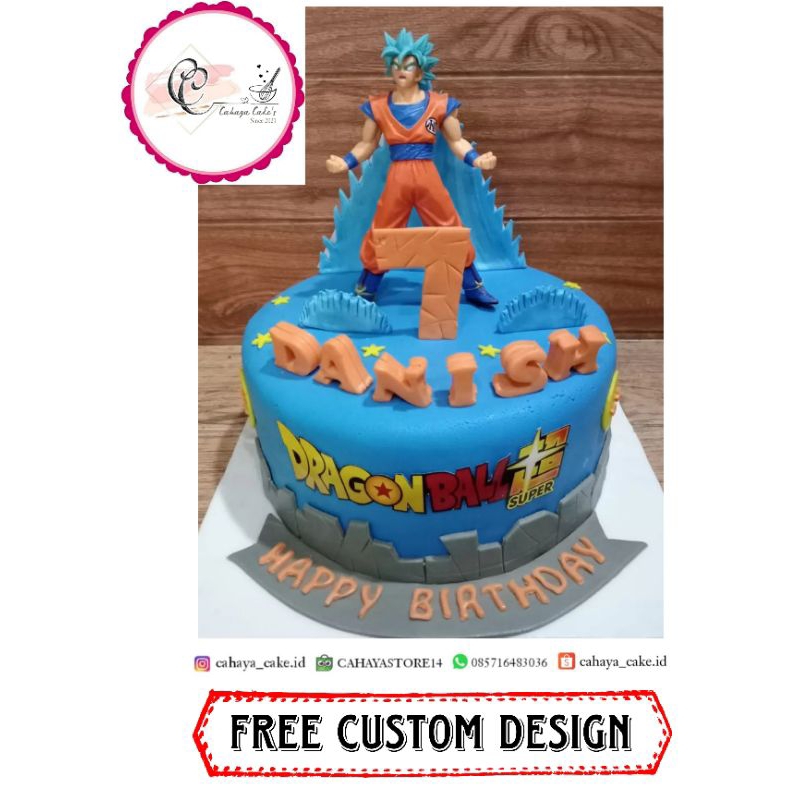 

Kue Ulang Tahun Dragon Ball / Dragon Ball Cake /Kue Ultah Karakter Anak