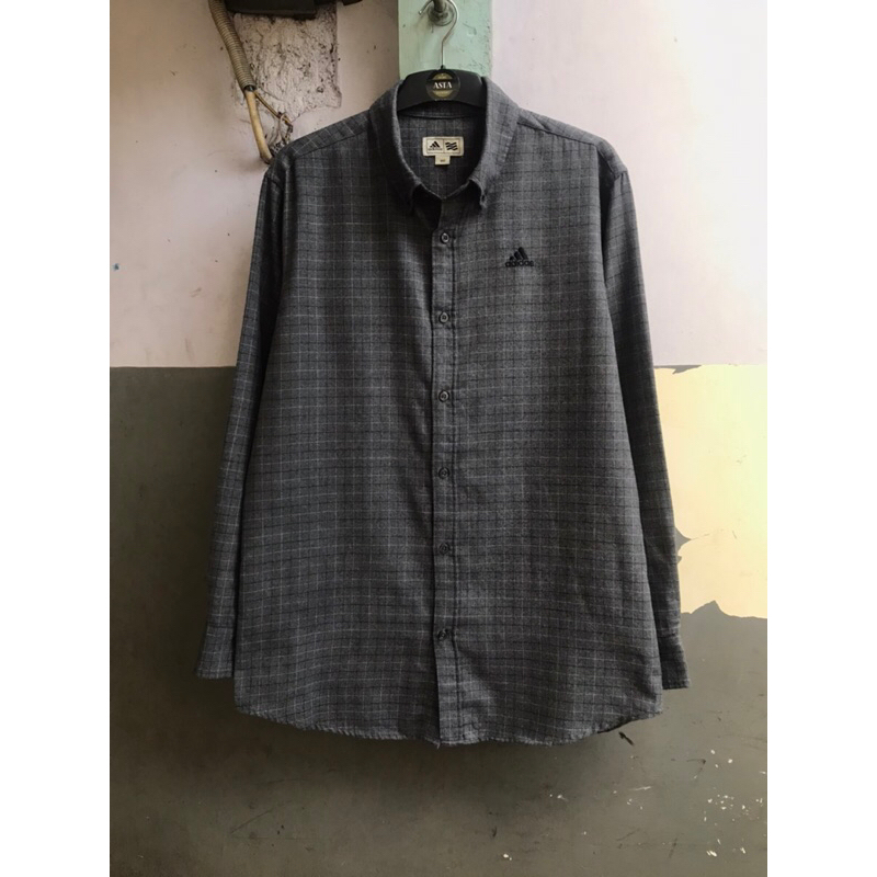 flannel adidas preloved