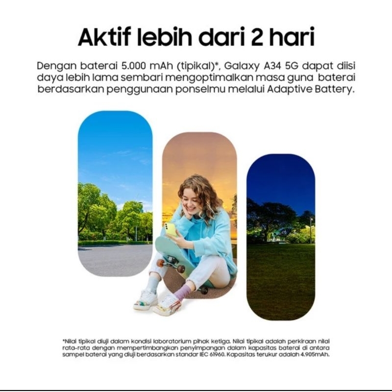 Samsung Galaxy A34 5G 8/256 8/128 Garansi Resmi