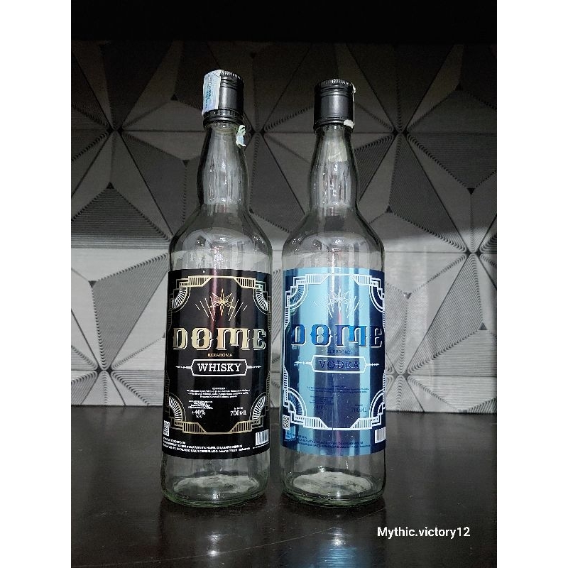 Botol bekas miras Dome Whisky 700 ml