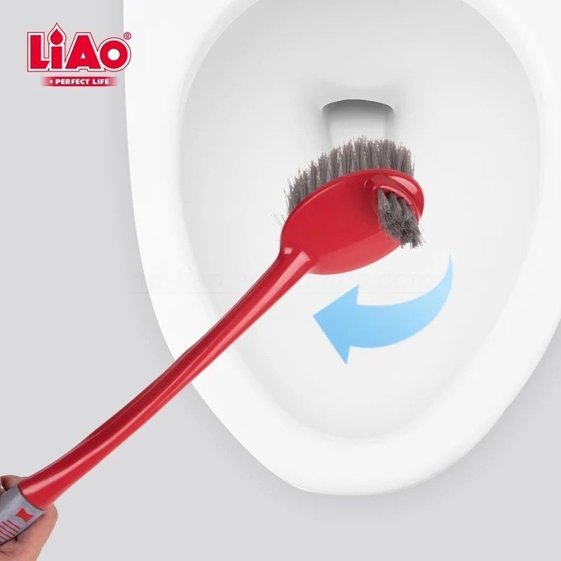 LIAO Sikat Kloset Gagang Panjang 45 CM Toilet Brush Pembersih Kamar Mandi (D130010)